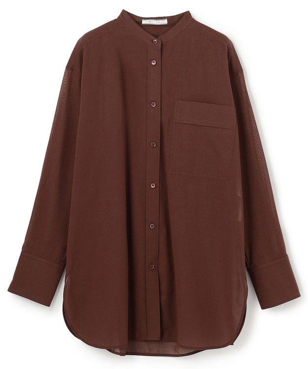 BEIGE， BOMY / シャツブラウス Burgundy