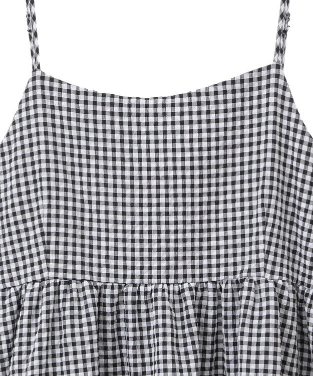 Green Parks ・ＥＬＥＮＣＡＲＥ　ＤＵＥ　ギンガムキャミワンピース Off White