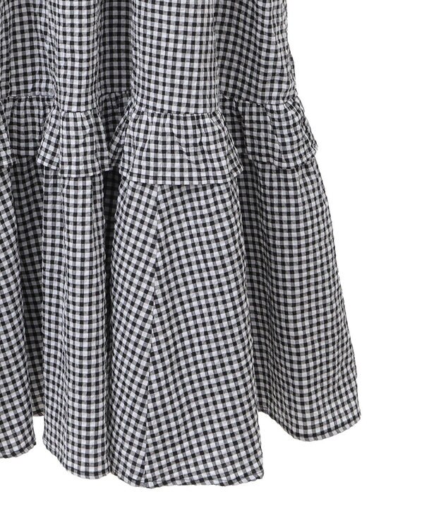 Green Parks ・ＥＬＥＮＣＡＲＥ　ＤＵＥ　ギンガムキャミワンピース Off White