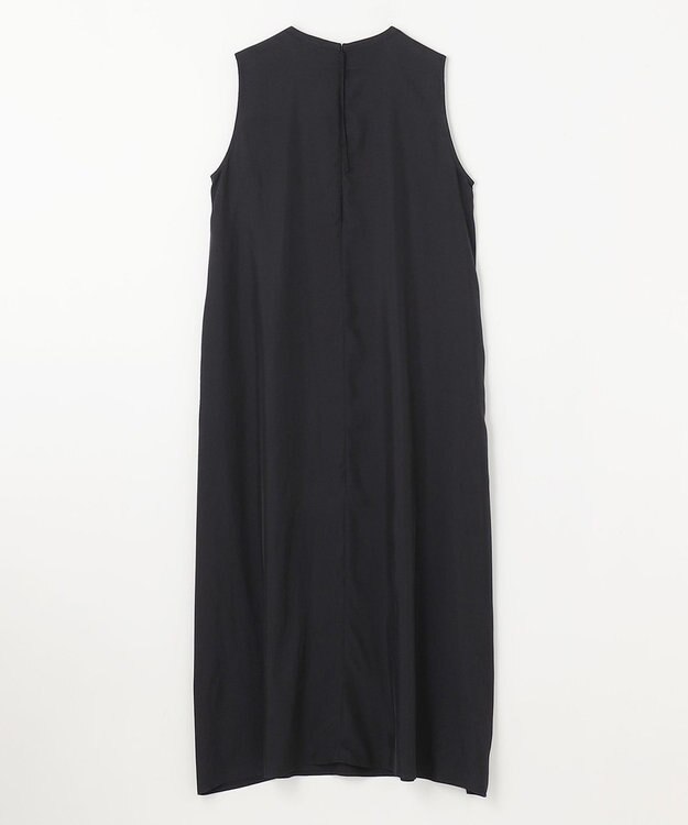 NAVE 【ReNAVE・セットアップ可/洗える/UVケア/接触冷感】フィブリルシャンブレーワンピース ブラック系