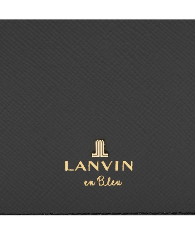 LANVIN en Bleu リュクサンブール 二つ折りコンパクト財布 ダークネイビー