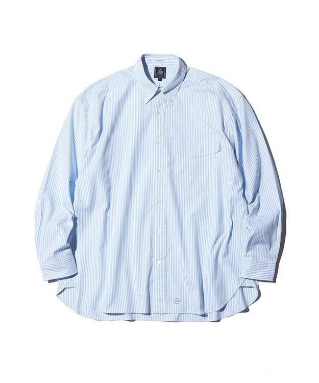 J.PRESS MEN 【J.PRESS ORIGINALS】OXFORD B.D. SHIRT / BAGGY FIT サックスブルー系1