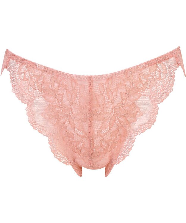 Wing Wing Lesiage 【1000シリーズ】 ペアショーツ Tバック はきこみ丈あさめ PF1002 ウイング／ワコール ピーチ