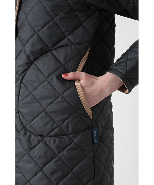DAKS DAKS×LAVENHAM キルティングコート ブラック
