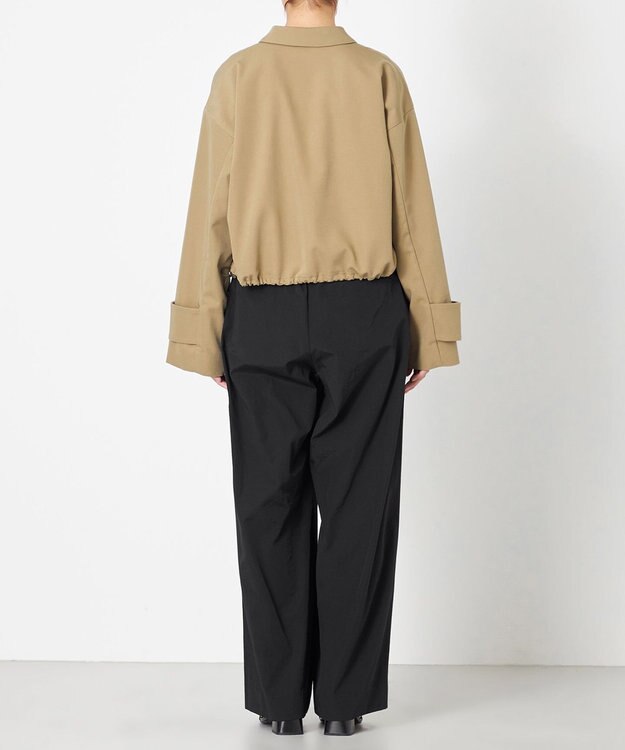 NAVE 【Nave・セットアップ可/洗える/撥水】スパンツイル ショートジャケット カーキ系