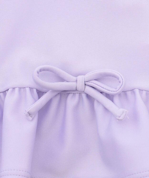 ANY KIDS 【UVカット】フリルラッシュガード ラベンダー