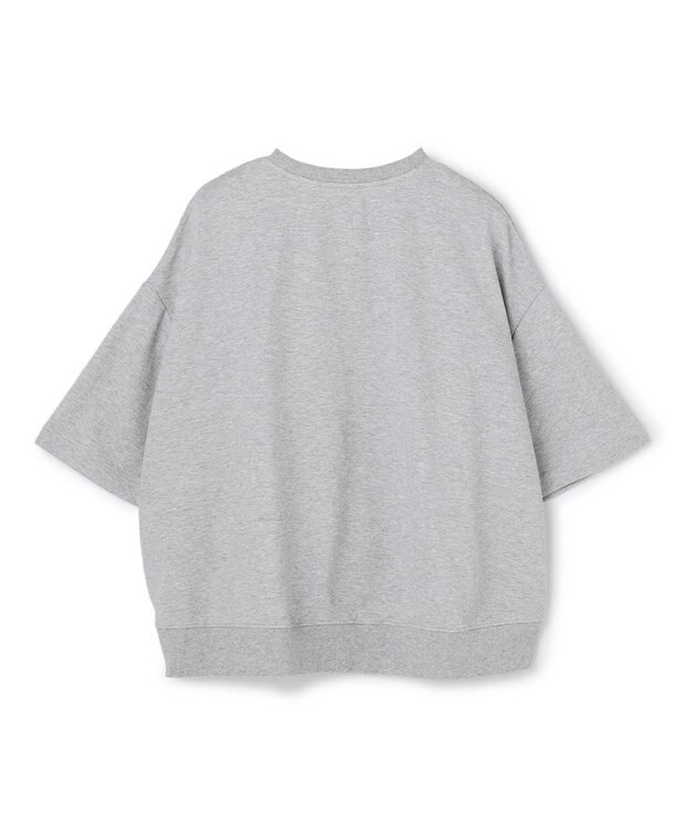 UNFILO ライトウェイト サイドZIPスウェット トップグレー