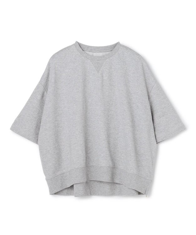 UNFILO ライトウェイト サイドZIPスウェット トップグレー