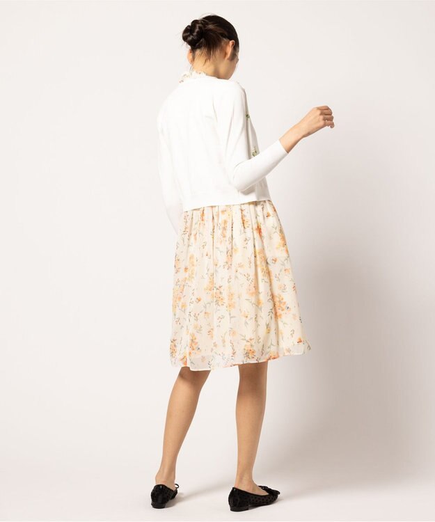 TOCCA 【洗える】LITTLE MIMOSA カーディガン オフ系