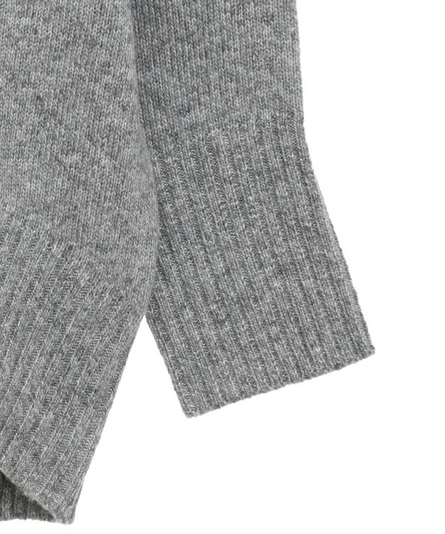 AMERICAN HOLIC モックネックコクーンニットプルオーバー Gray Mixture