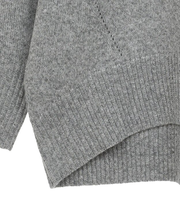 AMERICAN HOLIC モックネックコクーンニットプルオーバー Gray Mixture