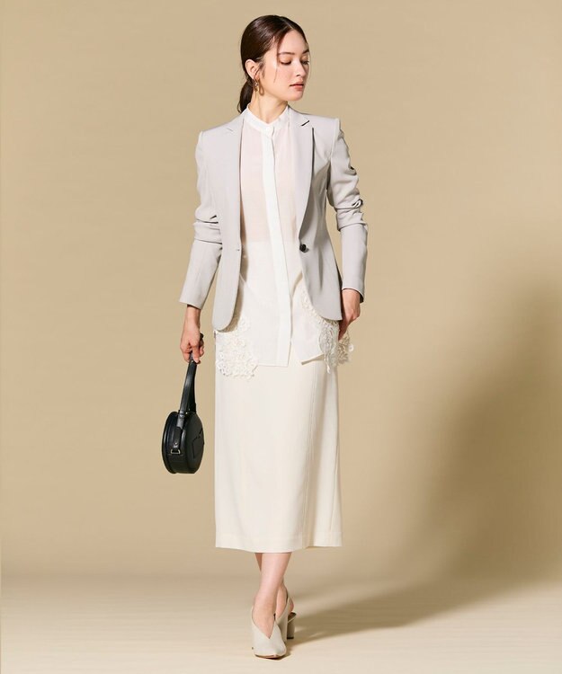BEIGE， 【L-size・セットアップ対応 】LUIZA / テーラードジャケット L.Gray