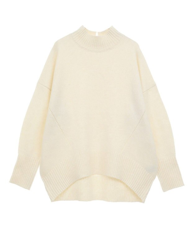 AMERICAN HOLIC モックネックコクーンニットプルオーバー Ivory