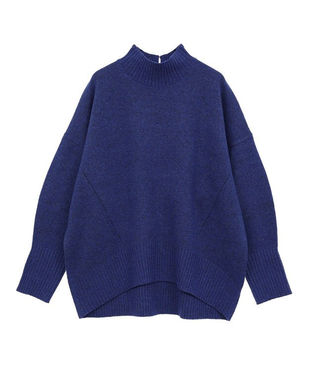 AMERICAN HOLIC モックネックコクーンニットプルオーバー Blue