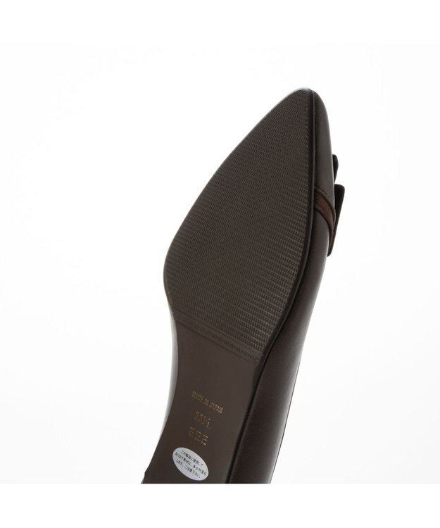 Riz raffinee <Riz raffinee>【3E】ポインテッドトゥバックルパンプス ダークブラウン