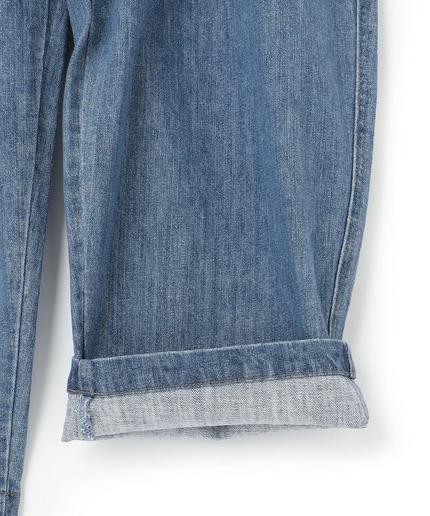 J.PRESS YORK STREET 【UNISEX】デニムワイドパンツ スカイブルー系