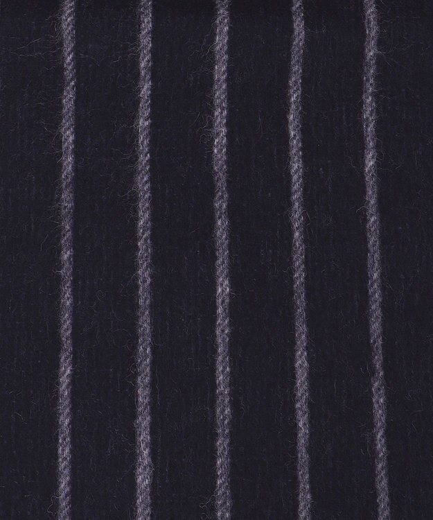 GOTAIRIKU リバーシブルカシミヤ混マフラー ネイビー系1