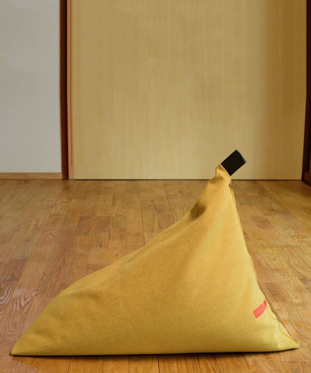 ビーズクッション tetra 高耐久性でペットも安心 tetra LEON（レオン）ビーズクッション サフランイエロー