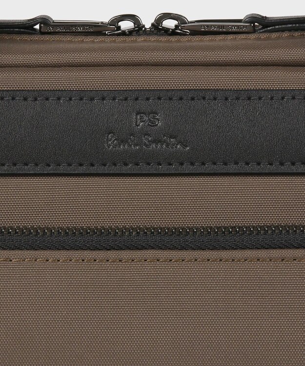 Paul Smith PS Paul Smith ビジネス ナイロン 2Wayブリーフケース ベージュ