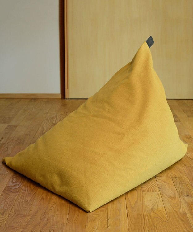 ビーズクッション tetra 高耐久性でペットも安心 tetra LEON（レオン）ビーズクッション サフランイエロー