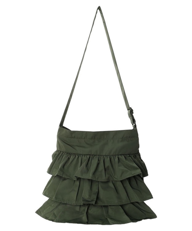 AMERICAN HOLIC フリルティアードＢＡＧ Khaki