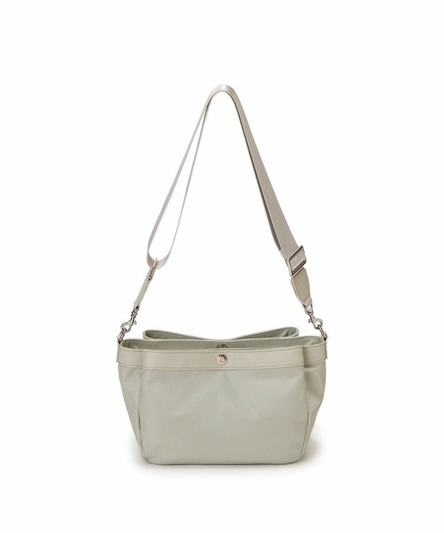 TOPKAPI 【Breath TOPKAPI】防水ナイロン レザーコンビ ショルダーバッグ ミントグリーン