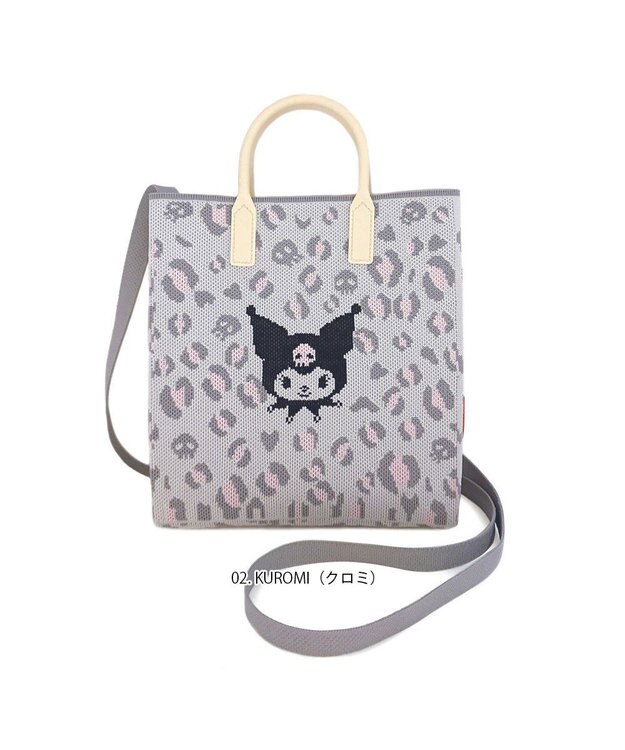 ROOTOTE 8379【キティ＆クロミ】IP.スクエア.シリコンハンドル.サンリオ-A 02：クロミ