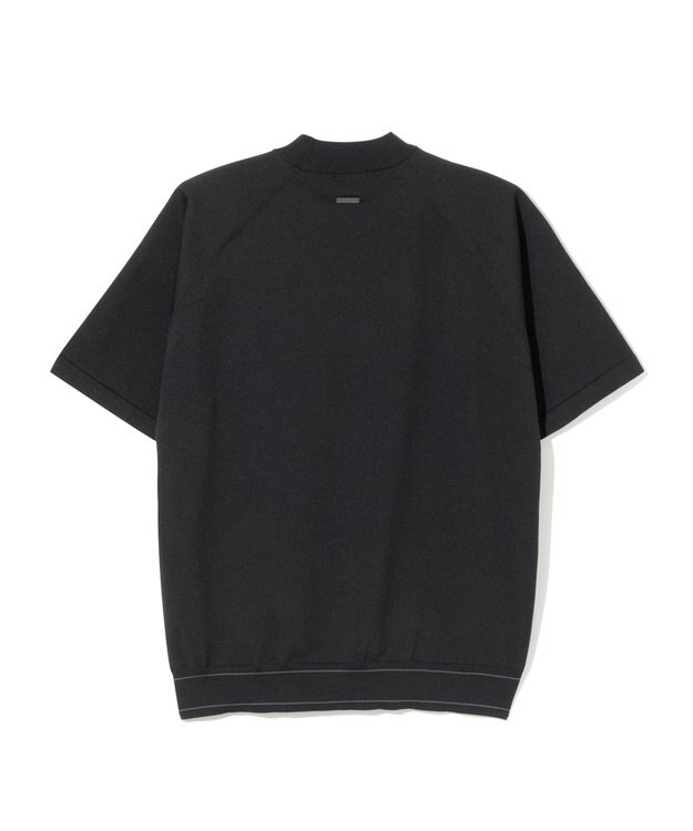 ZERO HALLIBURTON メタルロゴモックネックニットTシャツ ZHG-M6S9b 85196 ブラック