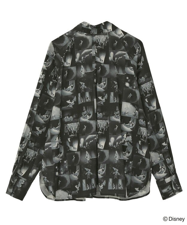 Green Parks ＦＡＮＴＡＳＩＡ／総柄ボウタイブラウス Black