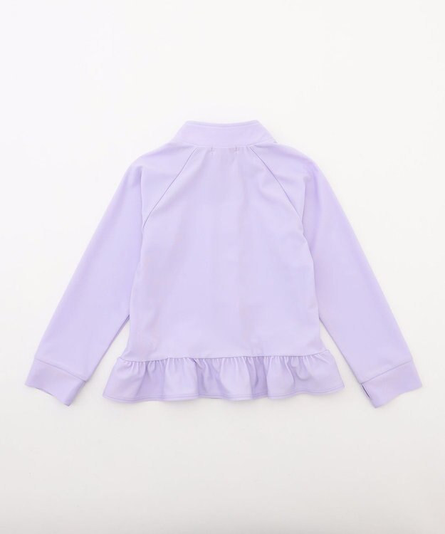 ANY KIDS 【UVカット】フリルラッシュガード ラベンダー