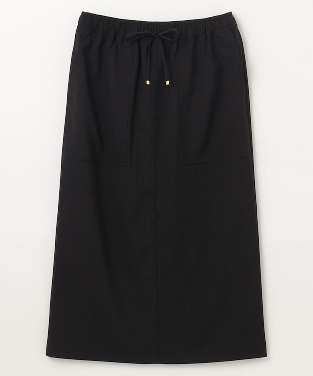 ANY 【セットアップ可能/UVケア/接触冷感/ストレッチ】イージーケアタイトスカート ブラック