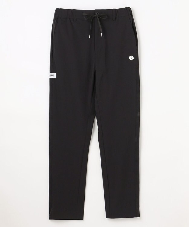 PW CIRCULUS 【MEN】サイドパンチング テーパードパンツ ゴルフ ブラック系