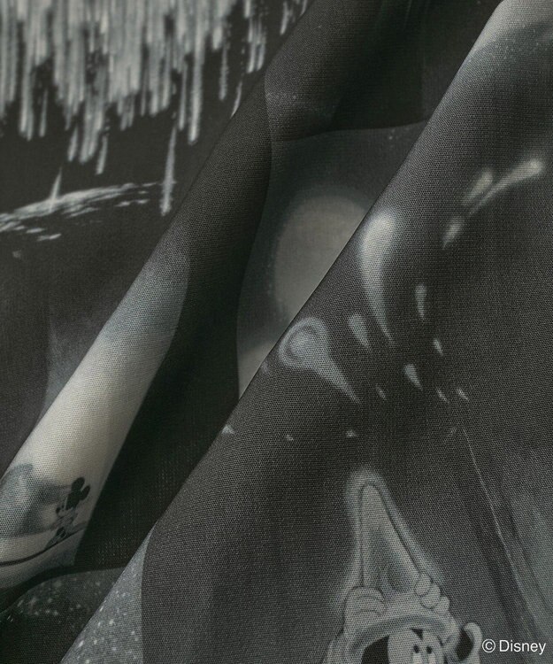 Green Parks ＦＡＮＴＡＳＩＡ／総柄ボウタイブラウス Black