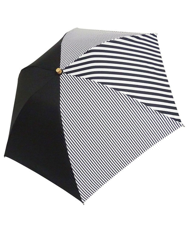 +RING 【プラスリング】【数量限定】【UVカット90%以上】レディース向け 晴雨兼用 折傘 BLK-STP T1168 NEW COLLECTION 黒