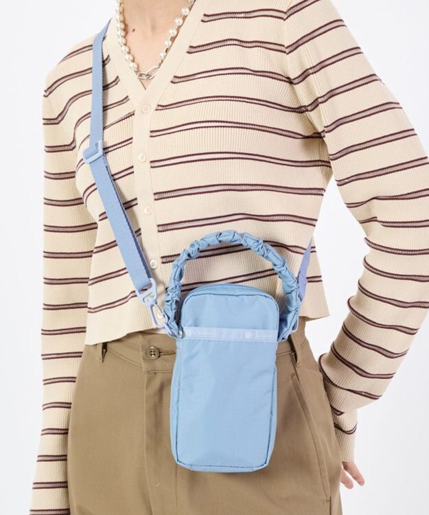 LeSportsac GH MINI PHONE XBODY/スレートブルー スレートブルー