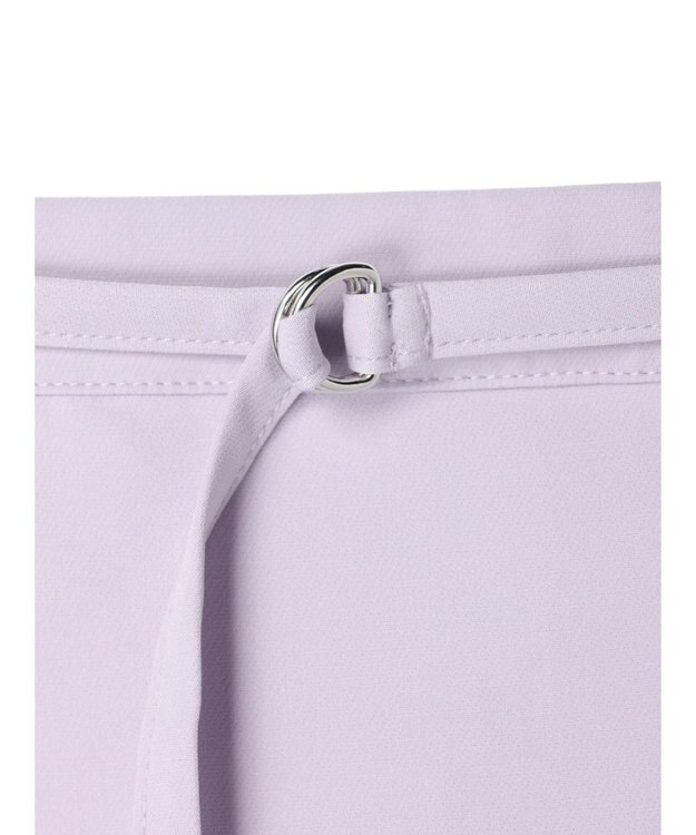 Green Parks 〈選べるきれシル〉Ｉラインミディ丈スカート Lavender