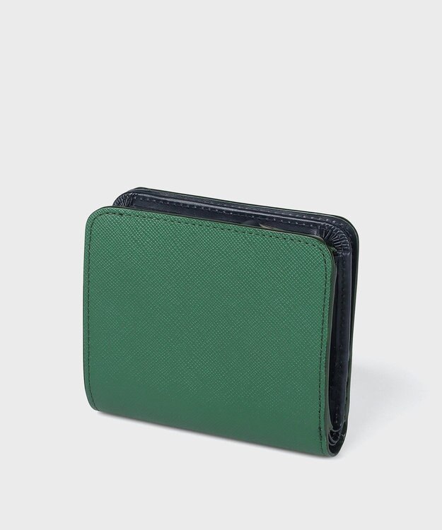 Paul Smith ブライトストライププラー 2つ折り財布 グリーン