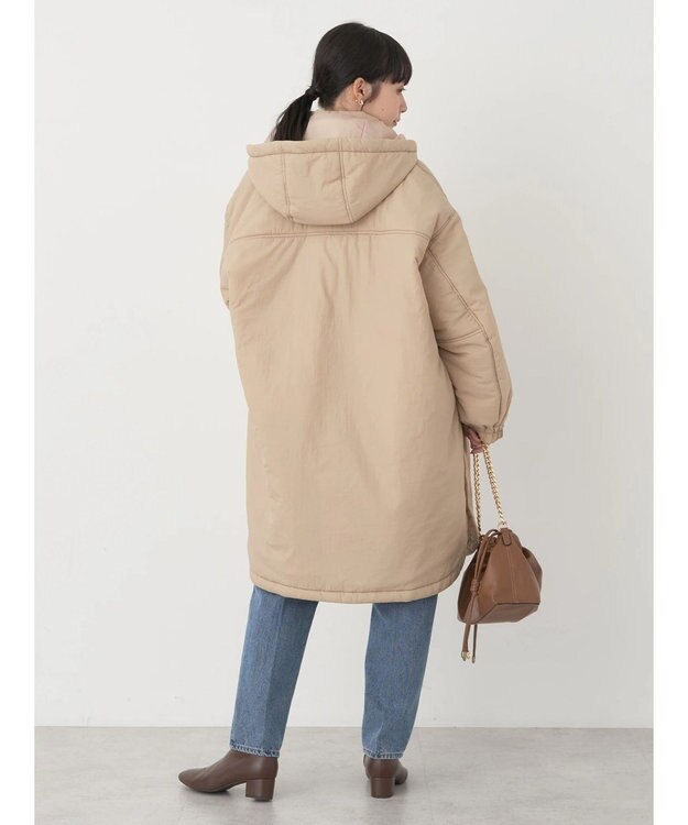 earth music&ecology ２ｗａｙ中綿モッズコート Beige