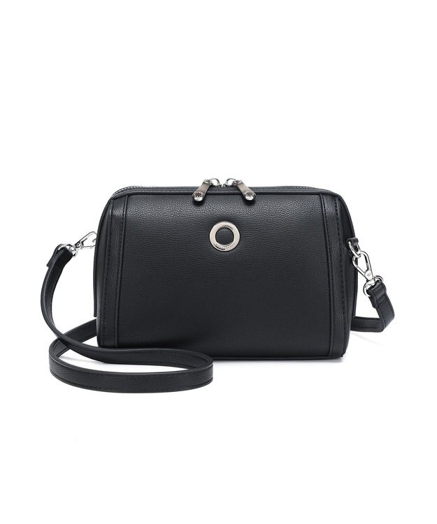 style code 【MERCURYDUO/マーキュリーデュオ】メタルアイレット　ミニポシェット ブラック