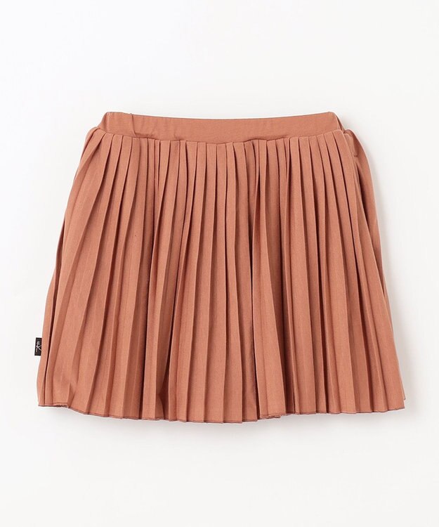 組曲 KIDS 【インパンツ付き】【110-140㎝】ＴＣ天竺プリーツ スカッツ ブラウン系