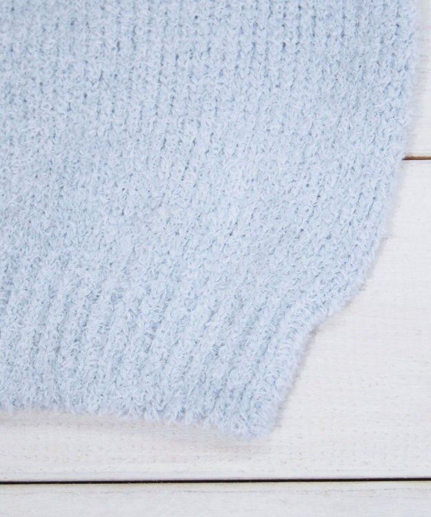 石田製帽 マイクロモール ホールガーメント ニット帽 ライトグレー