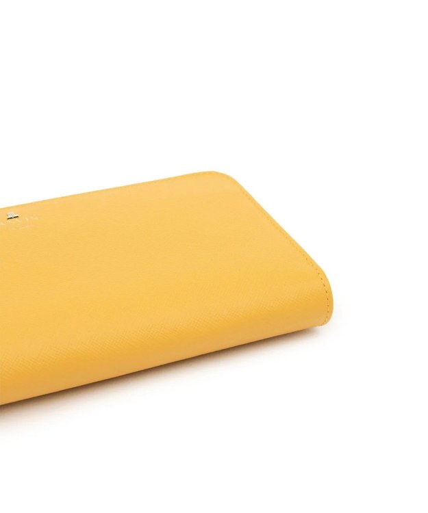 LANVIN en Bleu リュクサンブールカラー ラウンド長財布 マスタード