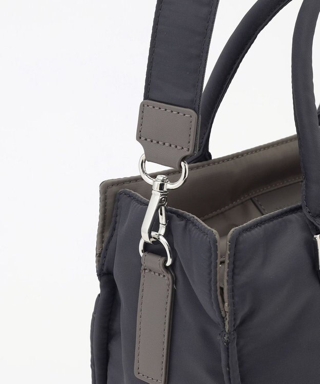 Y'SACCS ツイルナイロン　スクエアトート　Sサイズ ダークグレー