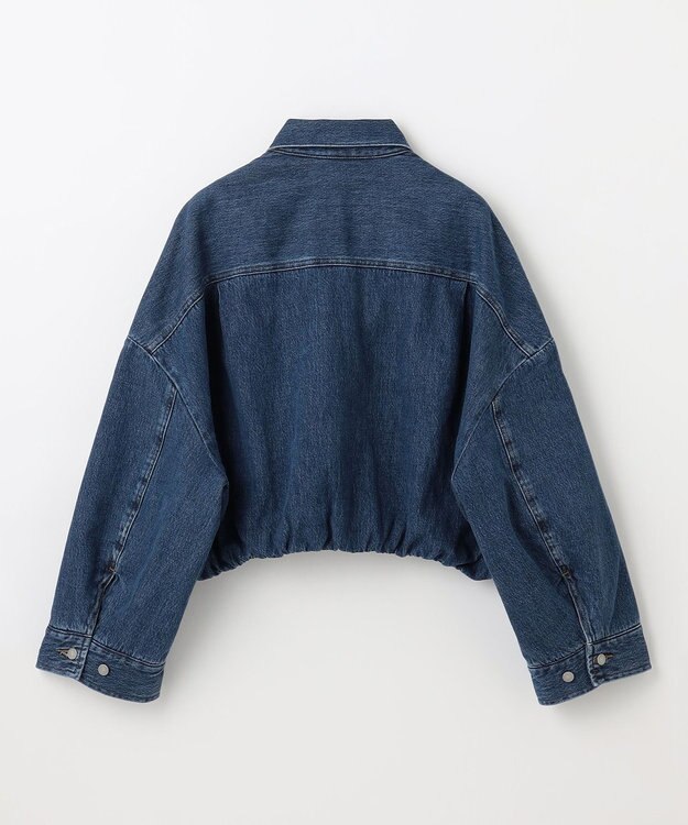 NAVE 【ReNAVE・洗える/中綿】ライトデニム ブルゾン ブルー系