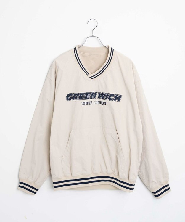 WEGO ナイロンプルオーバー ベージュ