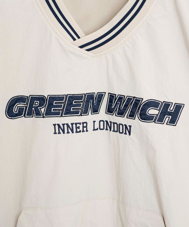 WEGO ナイロンプルオーバー ベージュ