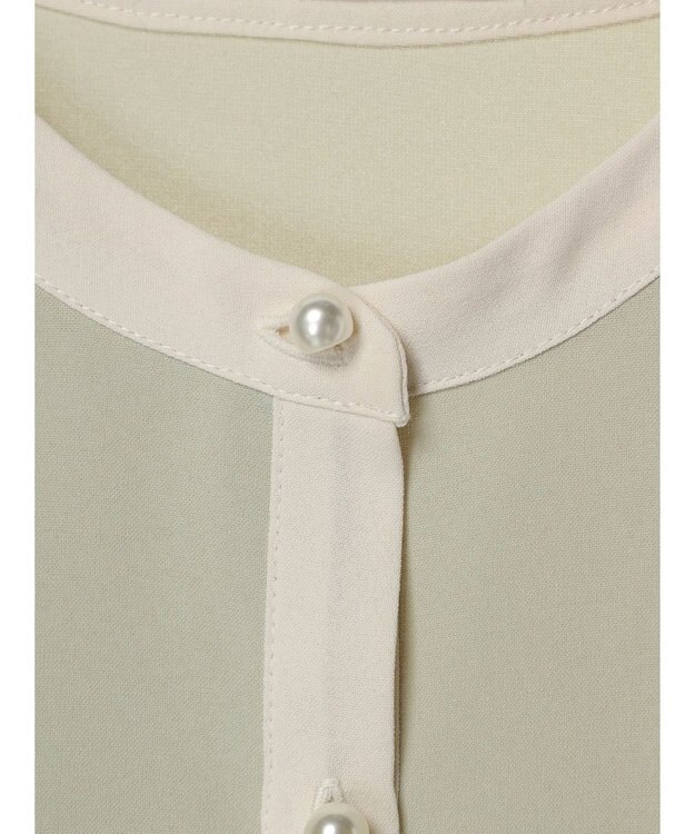 Green Parks ・ＥＬＥＮＣＡＲＥ　ＤＵＥ　バイカラーブラウス Mint