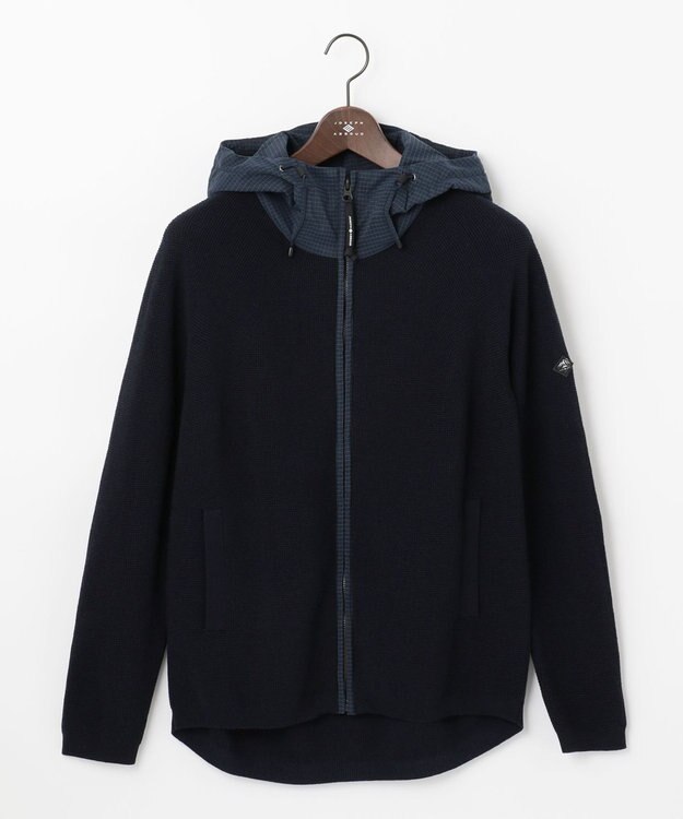 JOSEPH ABBOUD MOUNTAIN 【UNISEX】コーデュラコットン パーカー ネイビー系