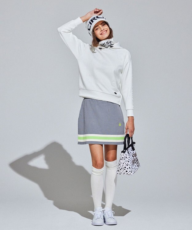 PW CIRCULUS 【軽量/裏地付き】【WOMEN】 ニットスカート グレー系