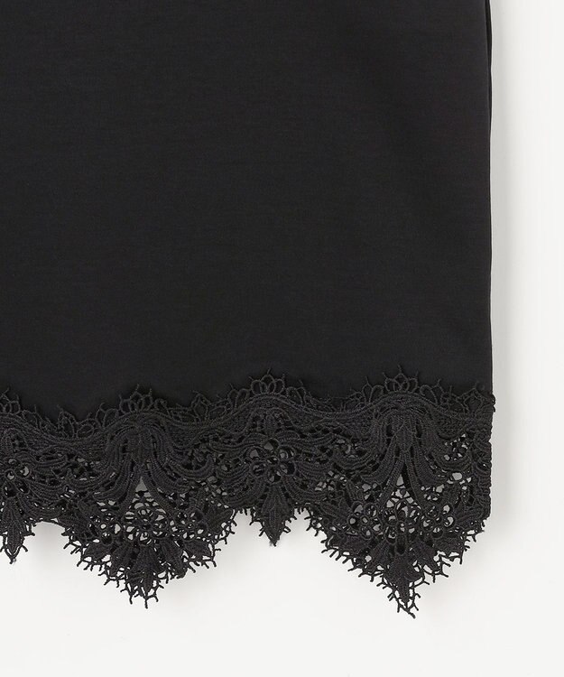 自由区 【累計3000枚突破の名品が進化・着回し力抜群】レース タンクトップ クロ